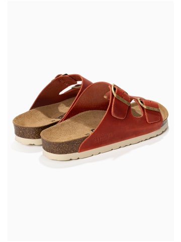 BAYTON Leder-Pantoletten "Atlas" in Rot