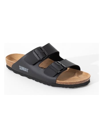 Sunbay Klapki "Trefle" w kolorze czarnym