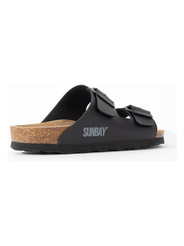 Sunbay Pantoletten "Trefle" in Schwarz