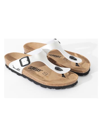 Sunbay Zehentrenner "Camelia" in Weiß