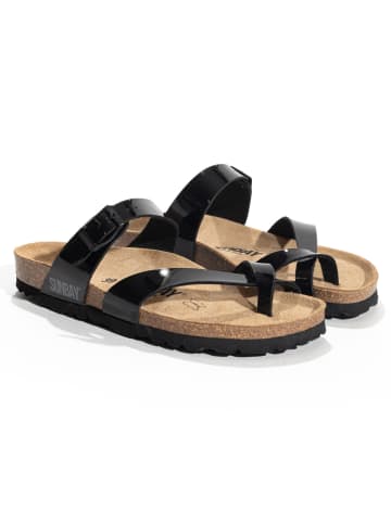 Sunbay Zehentrenner "Tulipe" in Schwarz