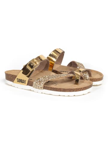 Sunbay Zehentrenner "Tulipe" in Gold