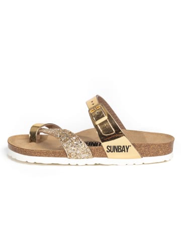 Sunbay Zehentrenner "Tulipe" in Gold