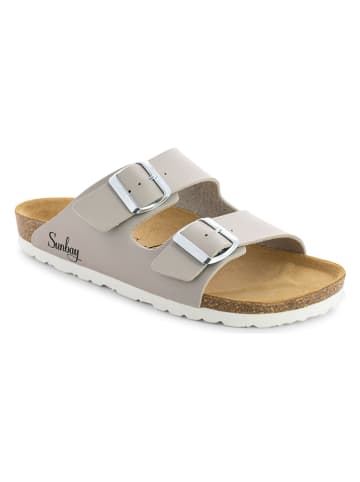 Sunbay Pantoletten "Trefle" in Grau