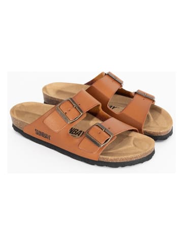 Sunbay Pantoletten "Trefle" in Camel