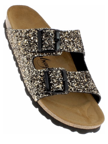 Sunbay Pantoletten "Trefle" in Gold