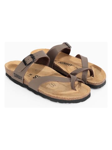 Sunbay Zehentrenner "Tulipe" in Braun