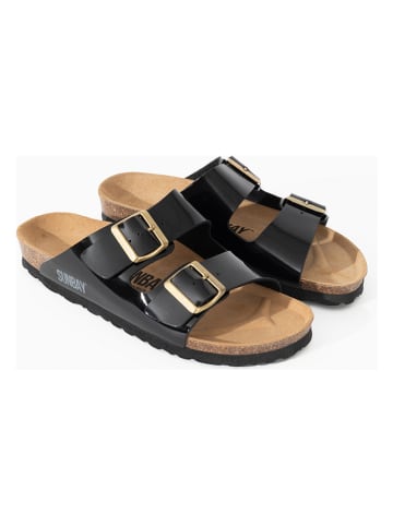 Sunbay Klapki "Trefle" w kolorze czarnym