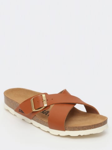 Sunbay Pantoletten "Iris" in Camel