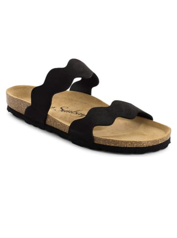 Sunbay Klapki "Bejuma" w kolorze czarnym