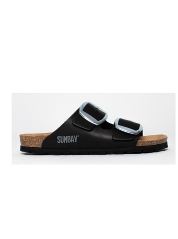 Sunbay Klapki "Trefle" w kolorze czarnym