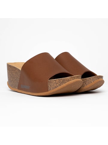 Sunbay Keilpantoletten "Toluca" in Hellbraun