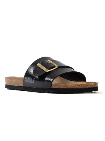 Sunbay Pantoletten "Ensena" in Schwarz