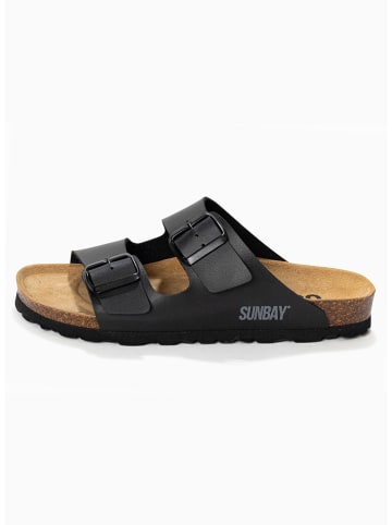 Sunbay Klapki "Trefle" w kolorze czarnym