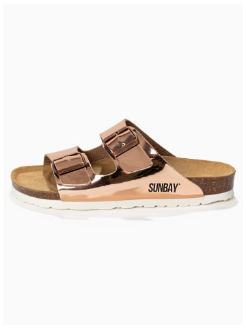 Sunbay Pantoletten "Trefle" in Rosegold