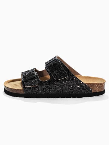 Sunbay Pantoletten "Trefle" in Schwarz