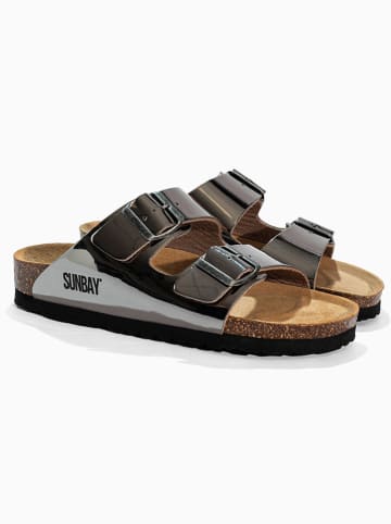 Sunbay Pantoletten "Trefle" in Silber