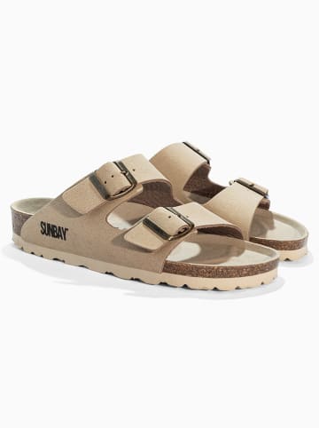 Sunbay Pantoletten "Trefle" in Beige