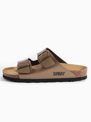 Sunbay Klapki "Trefle" w kolorze złotym