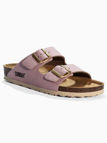 Sunbay Pantoletten "Trefle" in Rosa
