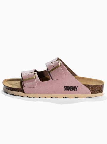 Sunbay Klapki "Trefle" w kolorze jasnoróżowym