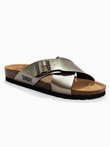 Sunbay Klapki "Iris" w kolorze złotym