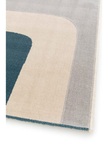 bobochic Kurzflor-Teppich "Monique" in Gelb/ Blau/ Creme