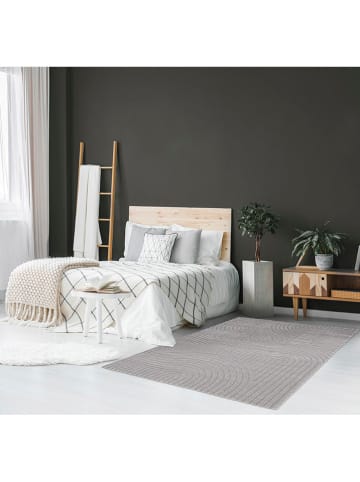 bobochic Kurzflor-Teppich "Herve" in Grau