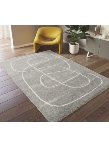 bobochic Hoogpolig tapijt "Laure" grijs
