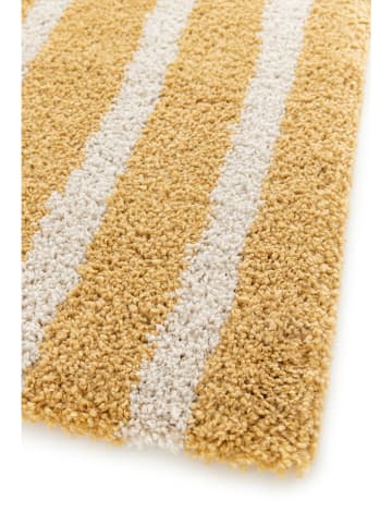 bobochic Hochflor-Teppich "Aurelie" in Gelb