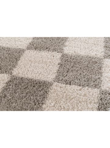 bobochic Hochflor-Teppich "Blitz" in Taupe