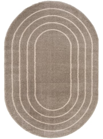 bobochic Dywan "Yuna" w kolorze szarobrązowym