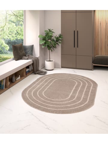bobochic Dywan "Yuna" w kolorze szarobrązowym