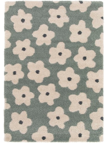 bobochic Hochflor-Teppich "Suzy" in Blau