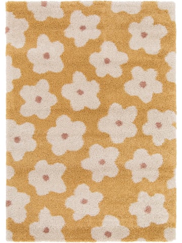 bobochic Hochflor-Teppich "Suzy" in Gelb