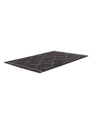 bobochic Hochflor-Teppich "Simon" in Schwarz