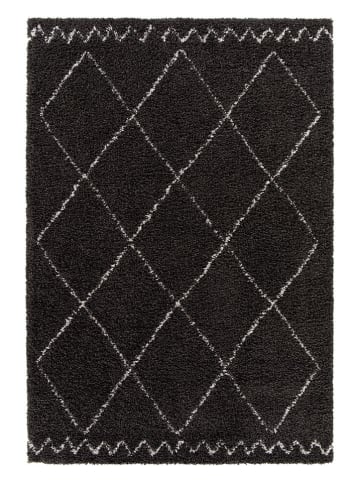 bobochic Hoogpolig tapijt "Gipsy" zwart/crème