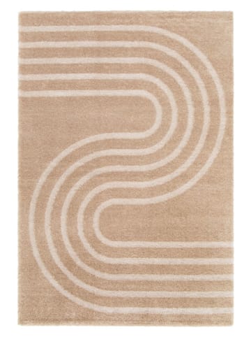 bobochic Hochflor-Teppich "Hugues" in Beige