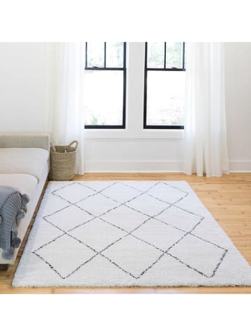 bobochic Hochflor-Teppich "Renaud" in Beige