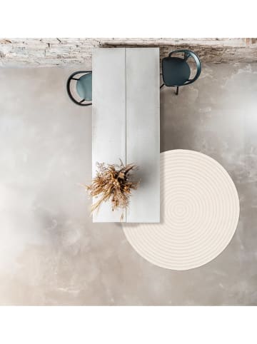 bobochic Kurzflor-Teppich "Ondelia" in Creme