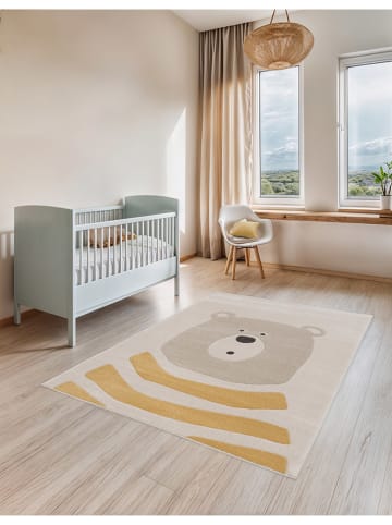 bobochic Kurzflor-Teppich "Bernie" in Beige