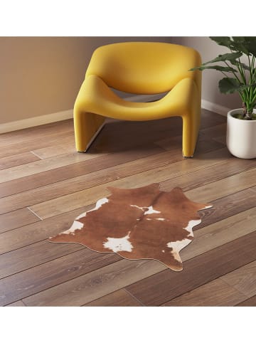 bobochic Kurzflor-Teppich "Sally" in Braun