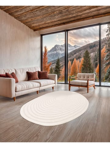 bobochic Kurzflor-Teppich "Briac" in Beige