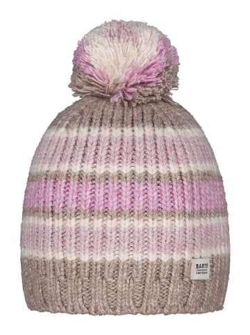 Barts Mütze "Tyanna" in Rosa/ Hellbraun