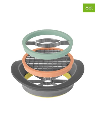 BergHOFF 4tlg. Küchenhelfer-Set in Grau/ Grün