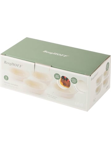 BergHOFF 4er-Set: Auflaufförmchen "Balance" in Creme - 200 ml
