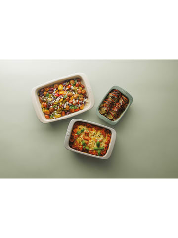 BergHOFF 3-delige set: ovenschalen "Balance" crème/groen