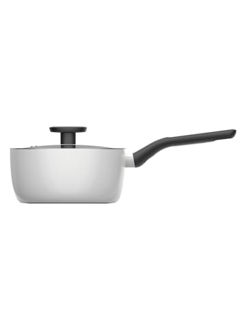 BergHOFF 2-delige set: steelpan met deksel lichtgrijs - Ø 18 cm