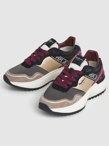 Pepe Jeans FOOTWEAR Sneakers "Kimi City" goudkleurig/donkerblauw/paars