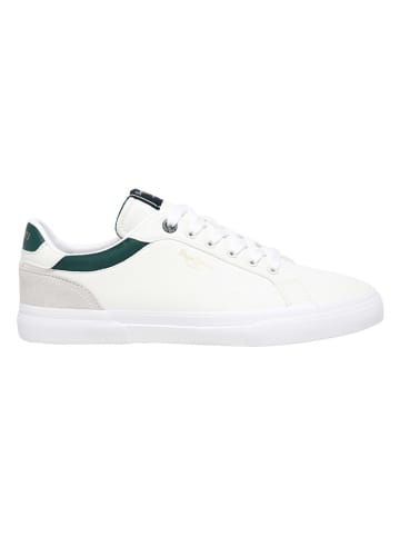 Pepe Jeans FOOTWEAR Sneakersy "Kenton Court" w kolorze białym